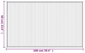 ΧΑΛΙ ΟΡΘΟΓΩΝΙΟ ΑΝΟΙΧΤΟ ΦΥΣΙΚΟ 60 X 100 ΕΚ. ΜΠΑΜΠΟΥ 376831