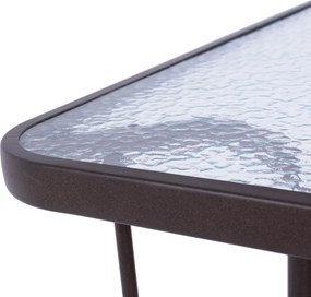 ΣΕΤ ΤΡΑΠΕΖΑΡΙΑΣ 5ΤΜΧ ADAM HM10897.02 ΤΡΑΠΕΖΙ 110x60εκ &amp; 4 ΠΟΛΥΘΡΟΝΕΣ--ΚΑΦΕ