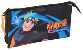 Κασετίνα Naruto Μαύρο 22 x 12 x 3 cm