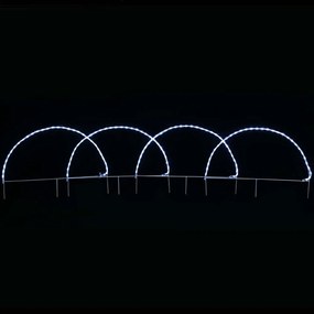 Φωτοσωλήνας 4 Arch 124 Led X081242221 86x57+300cm 31,6W Clear Aca