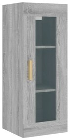 vidaXL Ντουλάπι Τοίχου Κρεμαστό Γκρι sonoma 34,5x34x90 εκ.