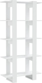 vidaXL Βιβλιοθήκη/Διαχωρ. Χώρου Λευκό 80x30x160 εκ Επεξ. Ξύλο