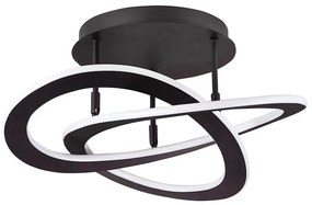 Φωτιστικό Οροφής - Πλαφονιέρα Led Charlie 4235700 Black Viokef Metal, Plastic