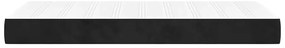 vidaXL Στρώμα με Pocket Springs Μαύρο 90x210x20 εκ. Βελούδινο