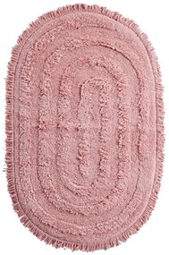 Πατάκι Μπάνιου Οβάλ Ronan 14 Salmon Pink 70x110 - Kentia
