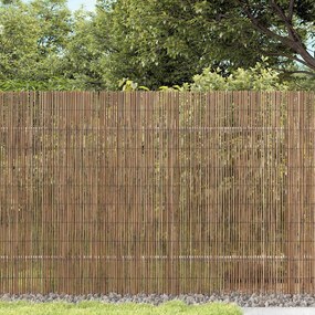 vidaXL Φράχτης από Καλάμια Καφέ 300 x 180 cm Καλαμίδι