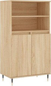 vidaXL Ντουλάπι Sonoma Δρυς 60 x 36 x 110 εκ. από Επεξεργασμένο Ξύλο