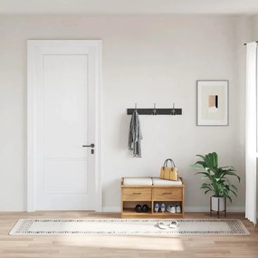 vidaXL Χαλί Πλενόμενο Ανοιχτό Μπεζ 80 x 300 εκ.