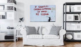 Πίνακας - If Graffiti Changed Anything by Banksy 90x60