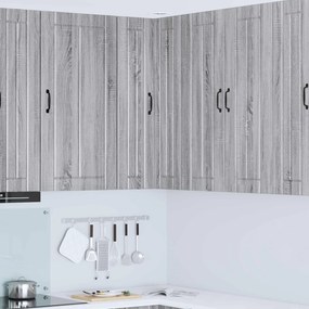 vidaXL Ντουλάπα Κουζίνας Γκρίζο Σονομα 57 x 57 x 100 εκ.