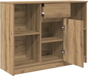vidaXL Συρταριέρα με Συρτάρια Τεχνίτης Δρυς 101x35x76 εκ. Επεξ. Ξύλο