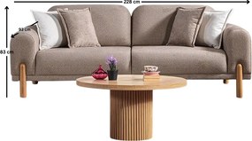 3-Seat Sofa-Bed Class Bohem - Brown Brown