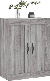 vidaXL Ντουλάπι Επιτοίχιο Γκρι Sonoma 69,5 x 34 x 90 εκ. Επεξεργ. Ξύλο
