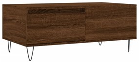 vidaXL Τραπεζάκι Σαλονιού Καφέ Δρυς 90x50x36,5 εκ. Επεξεργασμ. Ξύλο