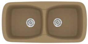 Sanitec Classic 319 Metallic Coffee Νεροχύτης