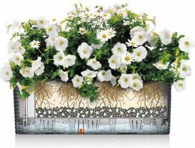 Βάζο Λουλουδιών Lechuza Καφέ Μαύρο πολυπροπυλένιο