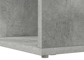 vidaXL Γωνιακό γραφείο Γκρι σκυροδέματος 101.5 x 149.5 x 149.5 εκ.