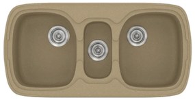 Sanitec Classic 303 Metallic Cream Νεροχύτης SAN.303.15.MCR