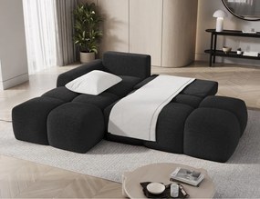 Γωνιακός Καναπές Vitalo-Μαύρο-Αριστερή