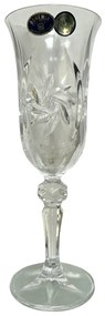 Ποτήρι Σαμπάνιας Pinwheel 150ml - Crystal Bohemia - 6 ΤΜΧ