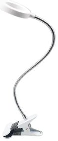 Επιτραπέζιο Φωτιστικό Με Κλιπ LED 7W 3CCT IP20 Inlight-3044-WH-Λευκό 3044-WH