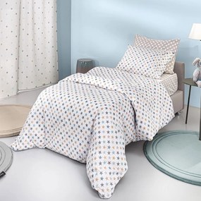 Σεντόνια Παιδικά Cosmos (Σετ 3τμχ) Sky Guy Laroche Μονό 165x250cm 100% Cotton
