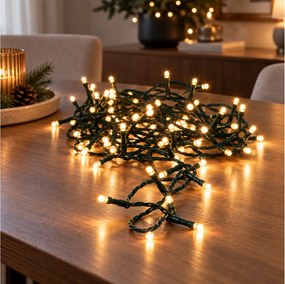 400 LED Φωτάκια - 8 Μέτρα - Χρονοδιακόπτης - Θερμό Λευκό