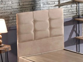 Single Bed Base &amp; Headboard Polo - Light Brown (90 x 190) Light Brown