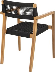 ΠΟΛΥΘΡΟΝΑ CHARLOTTE HM9637.02 ΞΥΛΟ TEAK & ΜΑΥΡΟ ΣΧΟΙΝΙ--B'ΔΙΑΛΟΓΗΣ 59x54x83Y