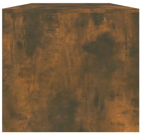 vidaXL Τραπεζάκι Σαλονιού Καπνιστή Δρυς 102x50x45 εκ. Επεξεργ. Ξύλο