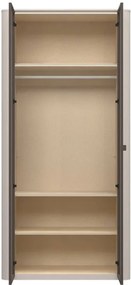 Ντουλάπα Dutchess δίφυλλη glass