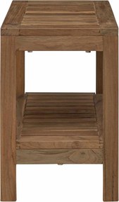 vidaXL Τραπέζι Πλευρικής Μπανιέρας Φυσικό 60 x 30 x 45 cm