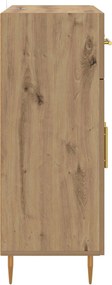 vidaXL Πλαϊνό γραφείο Artisan Oak 69,5 x 34 x 90 εκ.