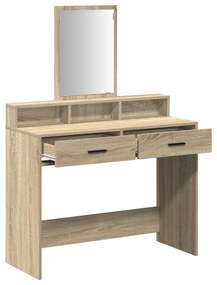 vidaXL Τουαλέτα  με Συρτάρια Sonoma Oak 100x41x140 εκ.