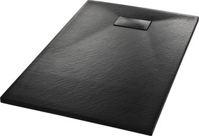 vidaXL Βάση Ντουζιέρας Μαύρη 100 x 80 εκ. από SMC