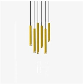 Κρεμαστό Φωτιστικό Οροφής 100-09710-13S Luma-100-09710-13S-GOLD-Χρυσό 100-09710-13S-GOLD