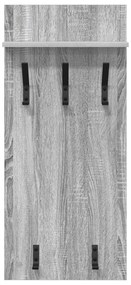 vidaXL Τοίχου Κρεμάστρα Γκρι sonoma 90 x 40 x 10 εκ Επεξεργασμένο ξύλο