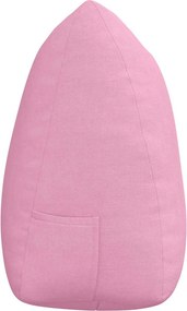 vidaXL Μαξιλάρι Πλάτης Ροζ 140 x 24 x 50 εκ ύφασμα