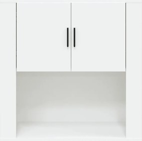 vidaXL Ντουλάπι Τοίχου Λευκό 80x33x80 εκ. από Επεξεργασμένο Ξύλο
