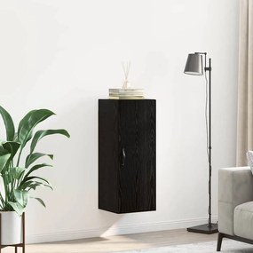 vidaXL Επιτοίχιο ντουλάπι Μαύρη Οξυά 34,5 x 34 x 90 εκ.