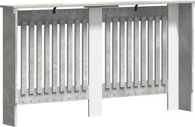 vidaXL Καπάκι Καλοριφέρ Σκυρόδεμα Γκρι 152 x 19 x 81,5 cm