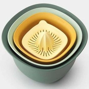 Μπωλ Ανάμειξης Με Στίφτη Tasty (Σετ 5 Τμχ) 081.1222/62 Multi Brabantia Πλαστικό