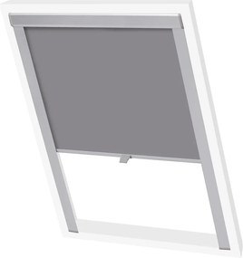 vidaXL Στόρι Ρόλερ Συσκότισης (Blackout) Γκρι U08/808