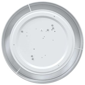 vidaXL Λάμπα Οροφής Γκρι 38 x 13.5 εκ. ύφασμα