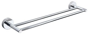 Κρεμάστρα Πετσέτας Διπλή Uno 1252 50cm Chrome Karag Stainless Steel