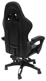 ΠΟΛΥΘΡΟΝΑ GAMING DARREN HM1203.10 ΜΑΥΡΟ-ΓΚΡΙ PVC &amp; NYLON 51x49x125Υεκ.