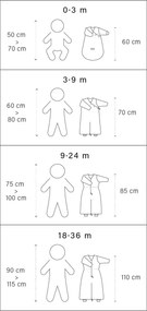 Bemini Magic Bag® 2Tog Softy Light Grey 9-24M.