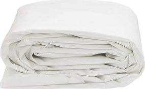 vidaXL Μουσαμάς Λευκός 5 x 8 μ. 650 γρ./μ²