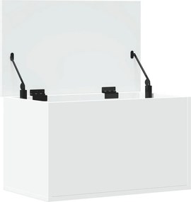 vidaXL Κουτί Αποθήκευσης Λευκό 60x35x35 εκ. από Επεξεργασμένο Ξύλο