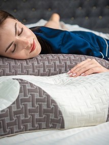 Stewehome Εργονομικό μαξιλάρι ύπνου πολλαπλών λειτουργιών 60x40 cm